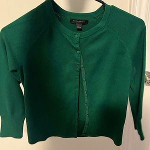 Small banana republic cardigan forest green